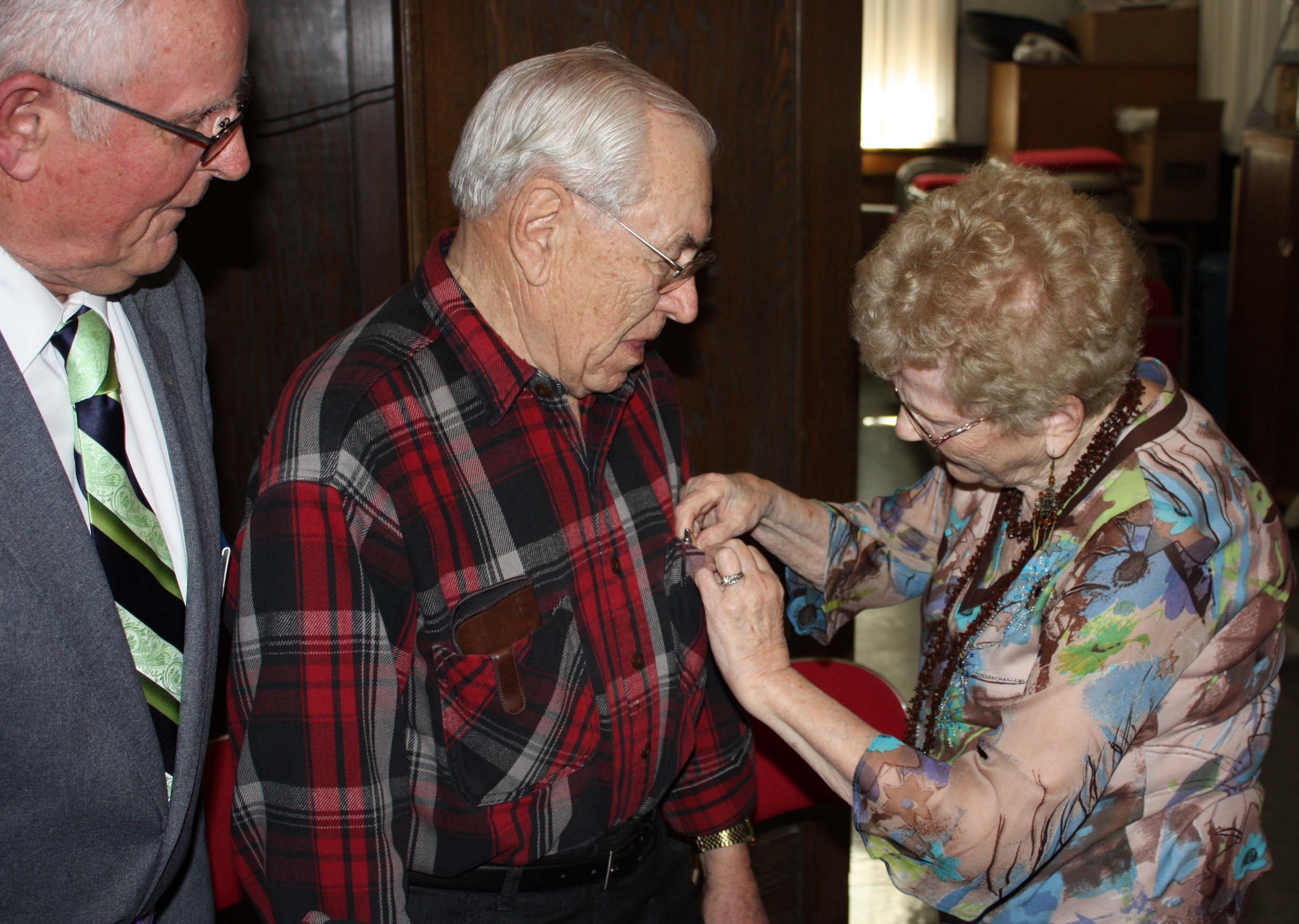 Clarence Hainy 50 Year Pin